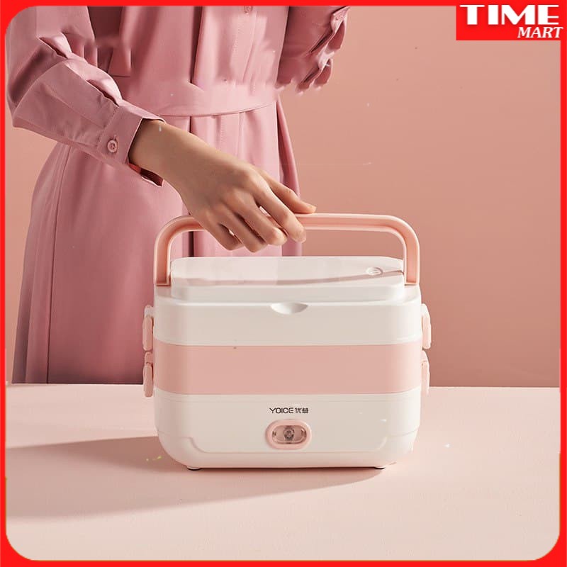 Hộp cơm giữ nhiệt hâm nóng đa năng Yoice YOICE VUÔNG Y-FH5A  [TIME-MART]