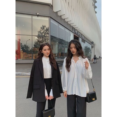 Blazer túi hộp 1 khuy hàn AK-8880, áo khoác vest khuy lưng