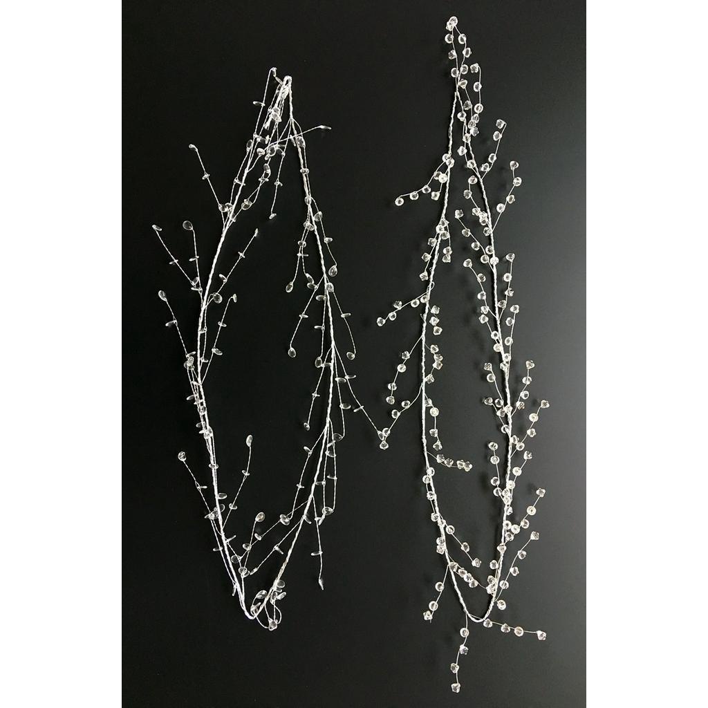 Chuỗi hạt pha lê acrylic 1.2m trang trí lộng lẫy đẹp mắt