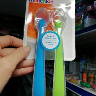 Bộ 2 thìa silicon Munchkin 27106 (Silicone Spoons - 2pk)