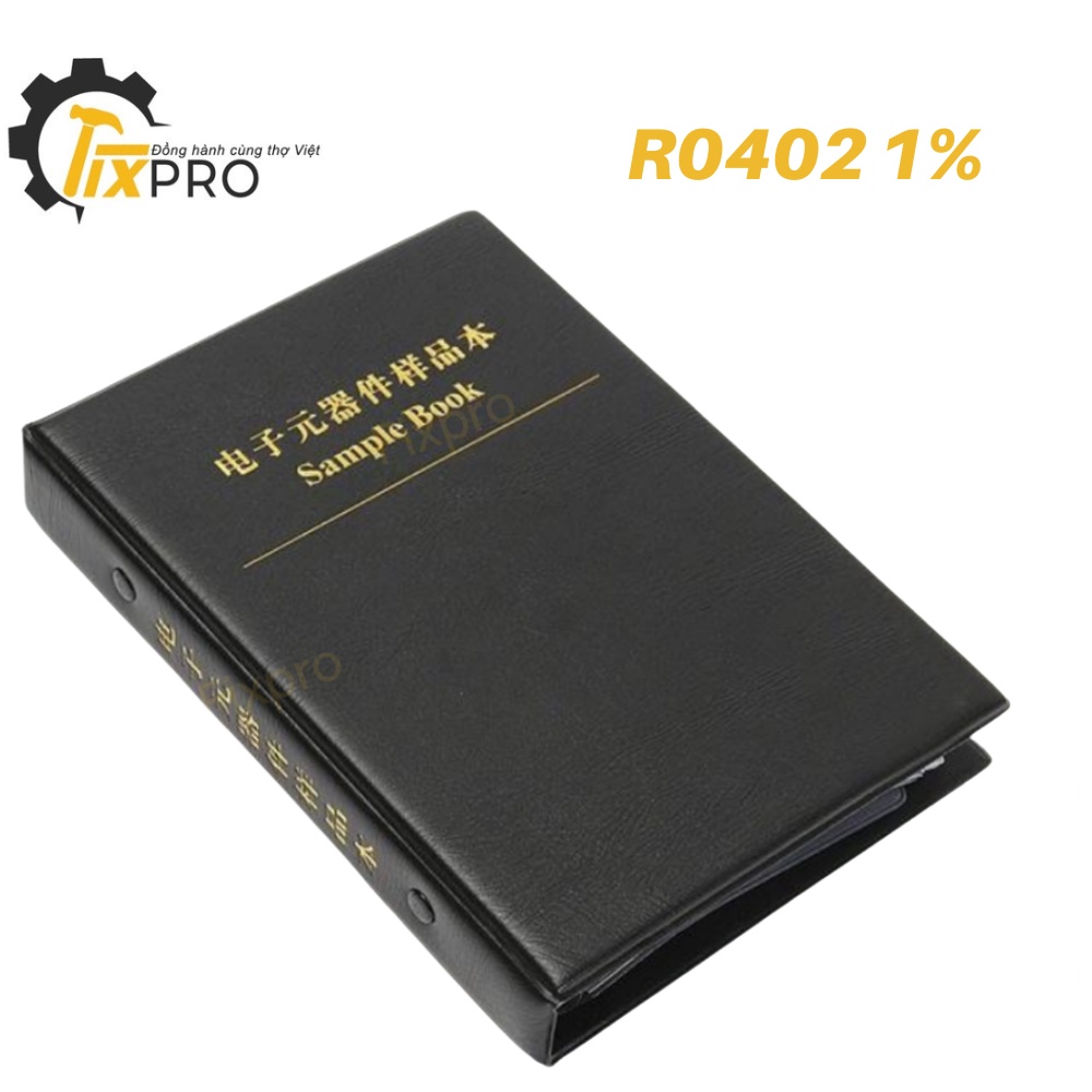 Combo điện trở dán 0402 170 giá trị từ 0R-10M 1%