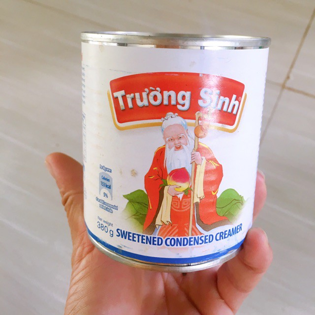 Sữa đặc có đường trường sinh lon 380g, chất liệu cao cấp, thiết kế dễ dàng sử dụng, gía cả hợp lý