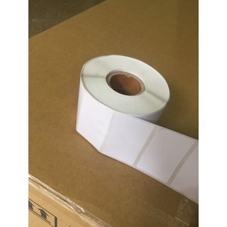 Giấy in mã vạch tem nhãn, tem phụ 50x30 ,cuộn 30m ,1tem/hàng