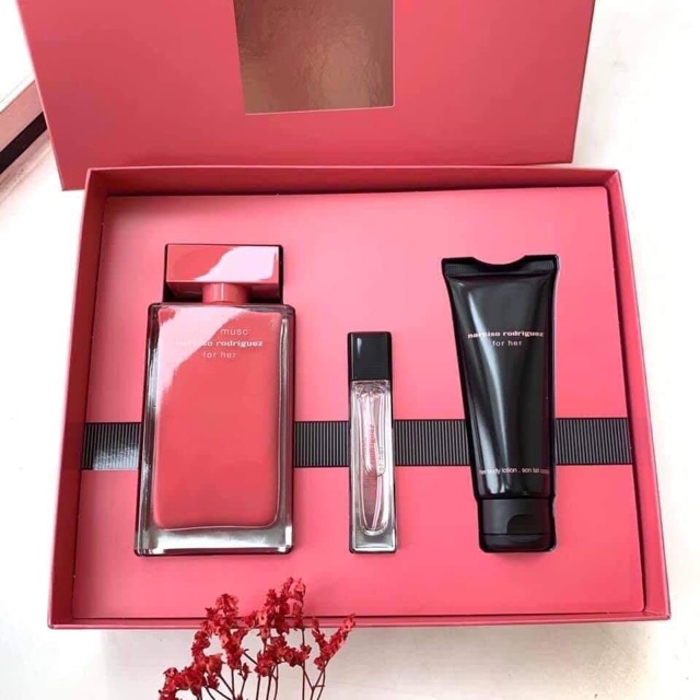 SET NƯỚC HOA NARCISO FLEUR MUSC FOR HER EDP 100ML