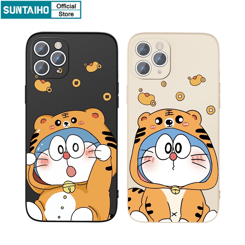 Ốp lưng iphone Ốp điện thoại Suntaiho silicon mềm họa tiết mũ hổ cho iPhone 13 12 11 Pro Max X XR Xs Max 7 8 Plus 12mini 13mini