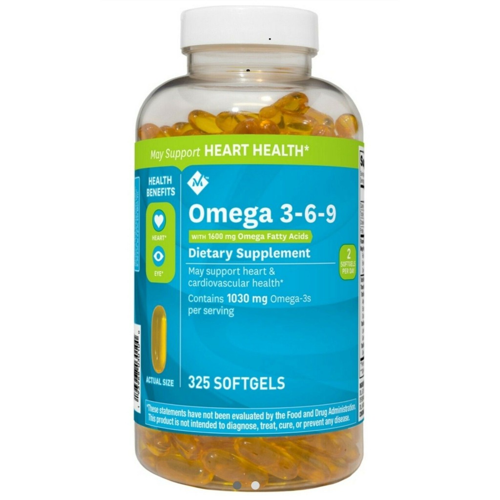 Thực phẩm bảo vệ sức khỏe Member’s Mark  Omega 3-6-9(hsd 2021)