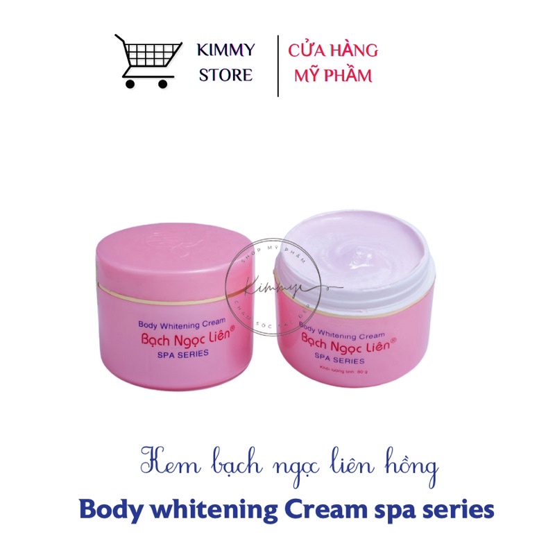 kem body bạch ngọc liên spa series hồng 80g - body whitening cream