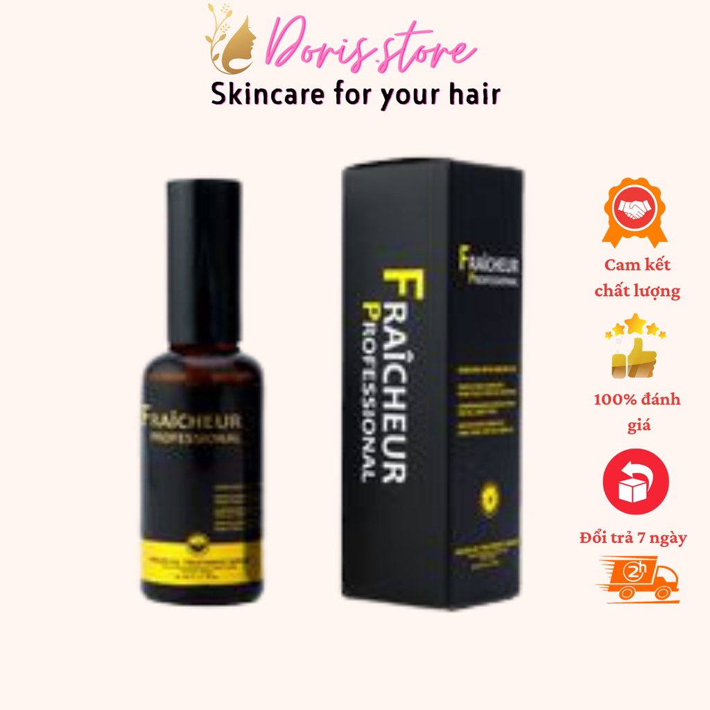 FRAICHEUR- TINH DẦU DƯỠNG PHỤC HỒI TÓC HƯƠNG NƯỚC HOA FRAICHEUR ARGAN OIL TREATMENT