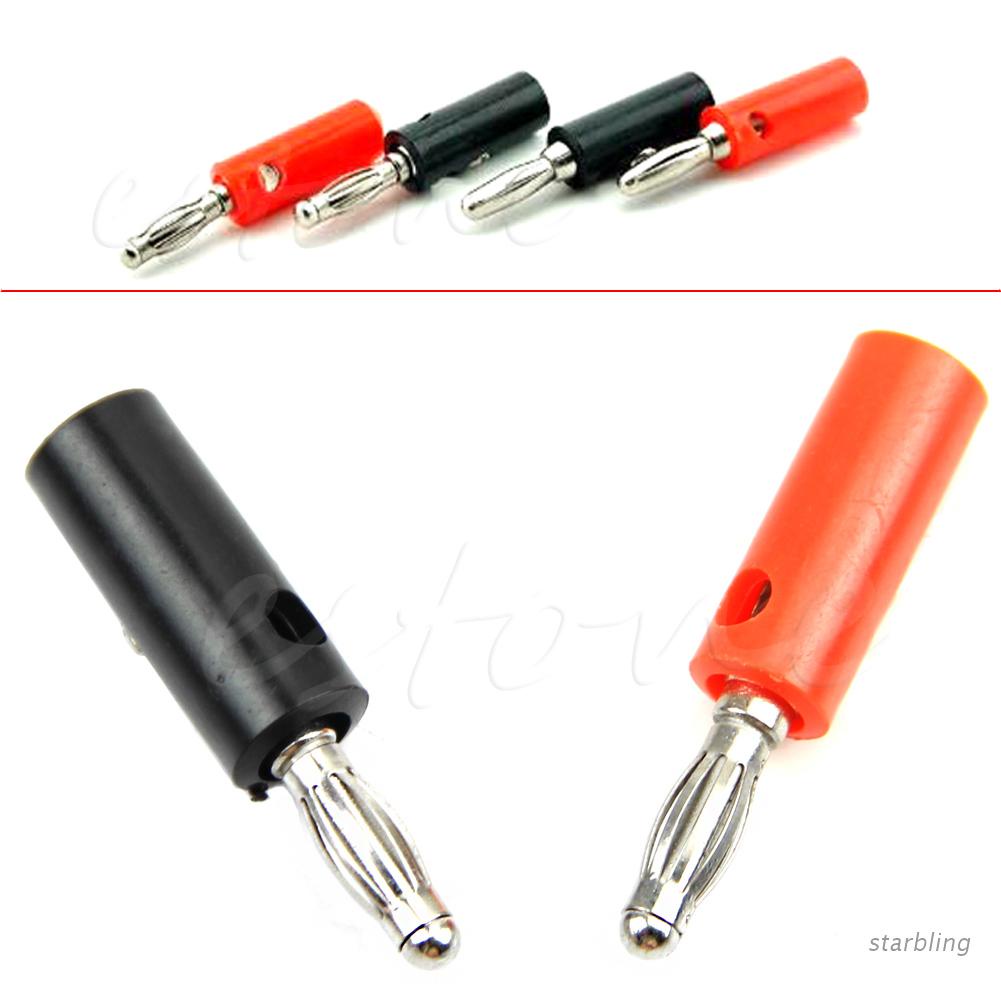 Set 10 Đầu Cắm Bắp Chuối 4mm Kết Nối Dây Loa