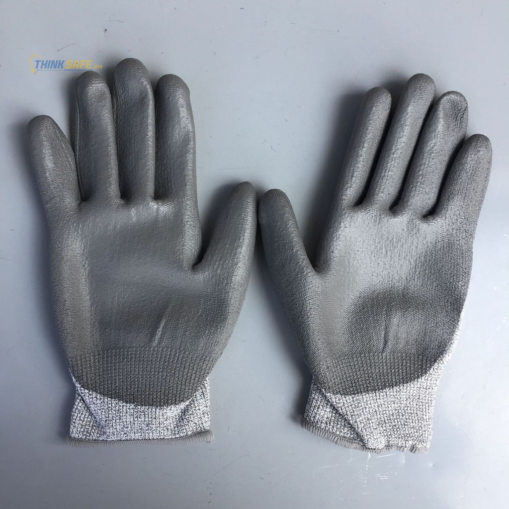 Găng tay lao động chống cắt 3M Thinksafe, Bao tay cấp độ 3, chống cắt tôn kính, phủ pu, ôm tay thao tác linh hoạt - Lv3