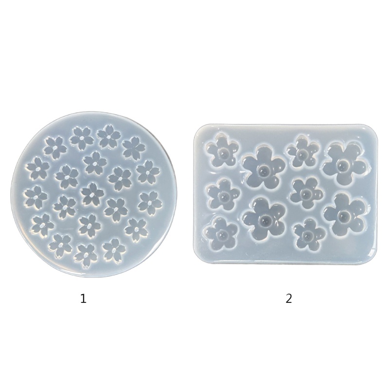 Khuôn silicone làm trang sức hình hoa nhỏ DIY