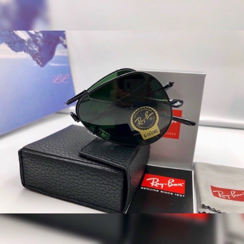 KÍNH NAM RAYBAN GẤP TRÒNG THUỶ TINH CAO CẤP FULLBOX ĐẲNG CẤP QUÝ ÔNG