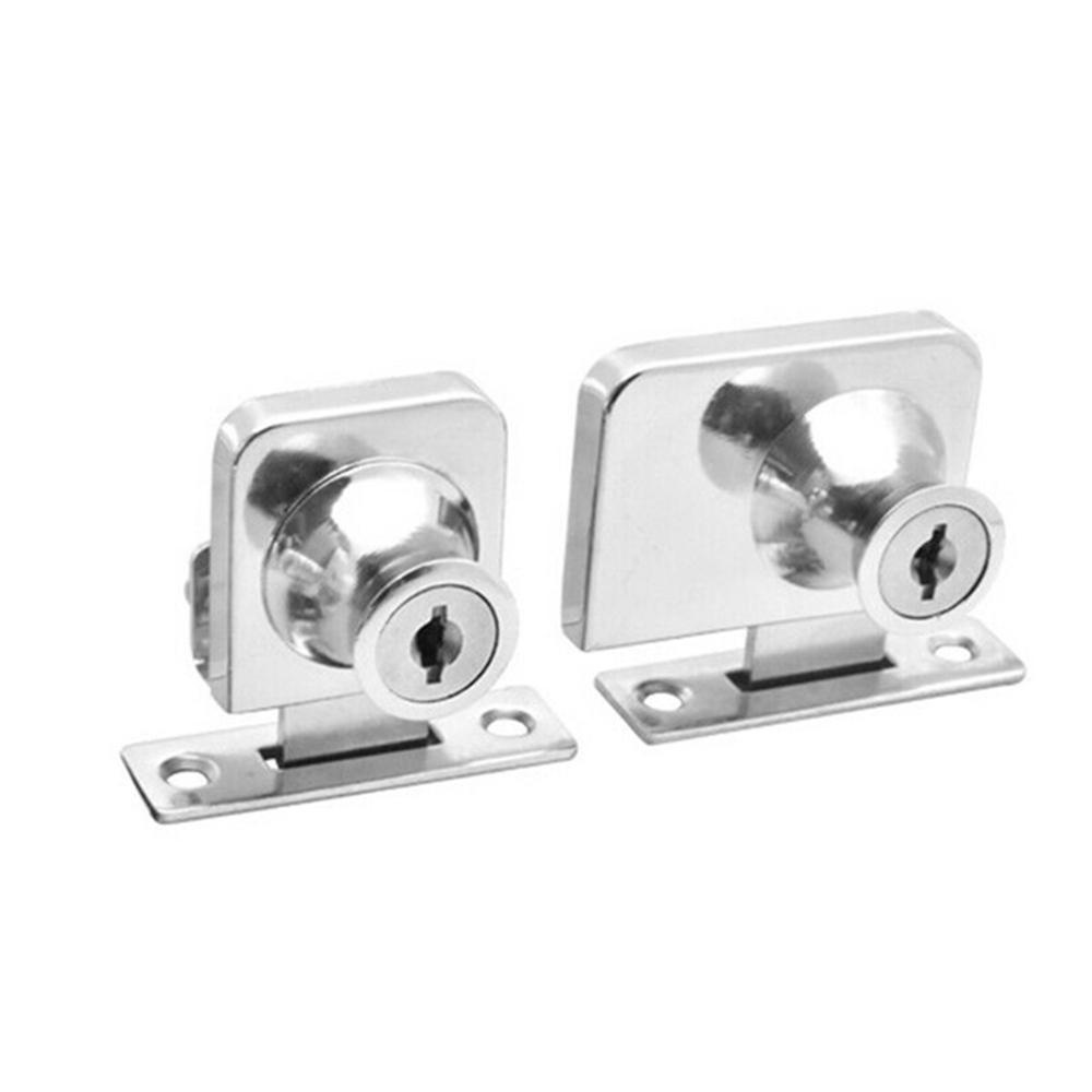 Khóa Cửa Kính Bằng Hợp Kim Kẽm Hình Trụ Chất Lượng Cao