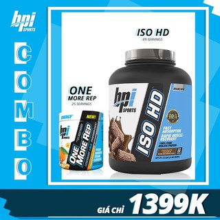 COMBO TĂNG CƠ TĂNG SỨC MẠNH ISO HD VÀ ONE MORE REP