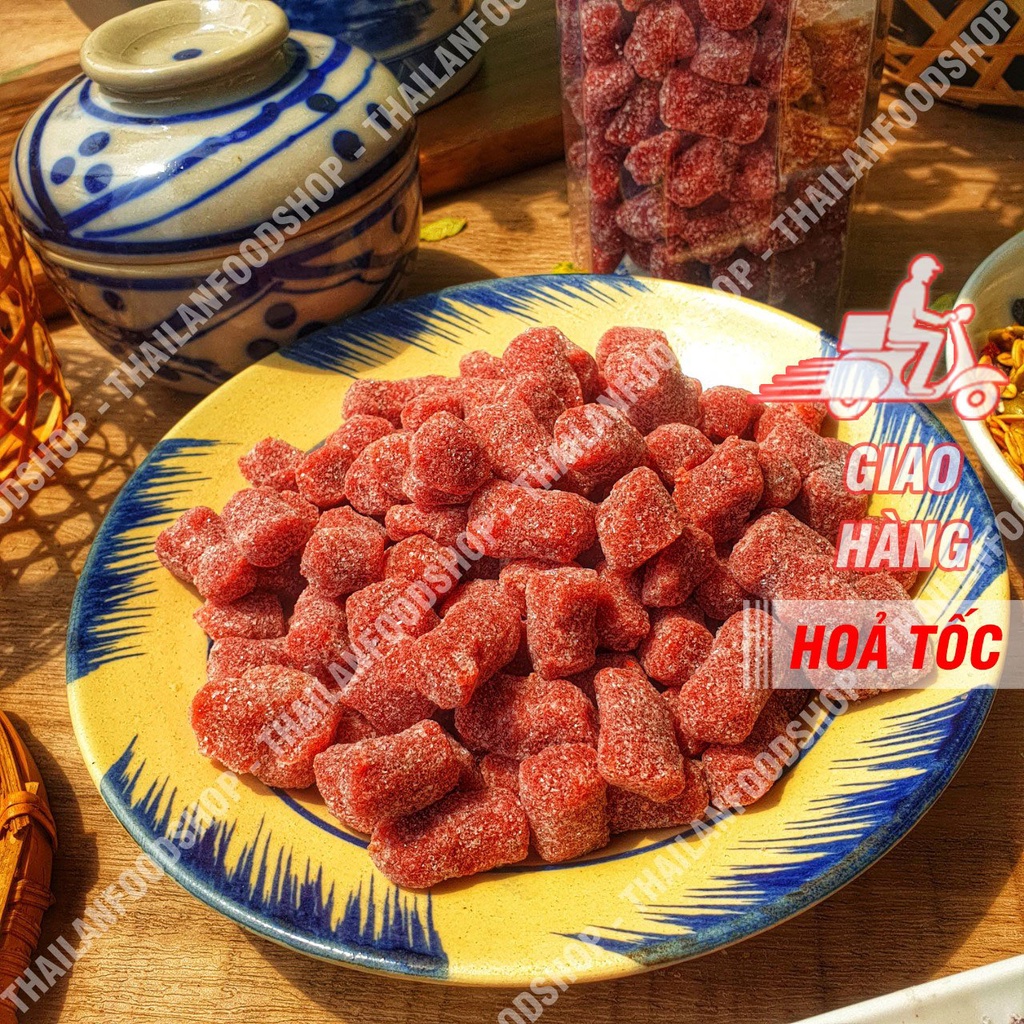 Kẹo Dâu Tây Đặc Sản Đà Lạt Lon 500gr