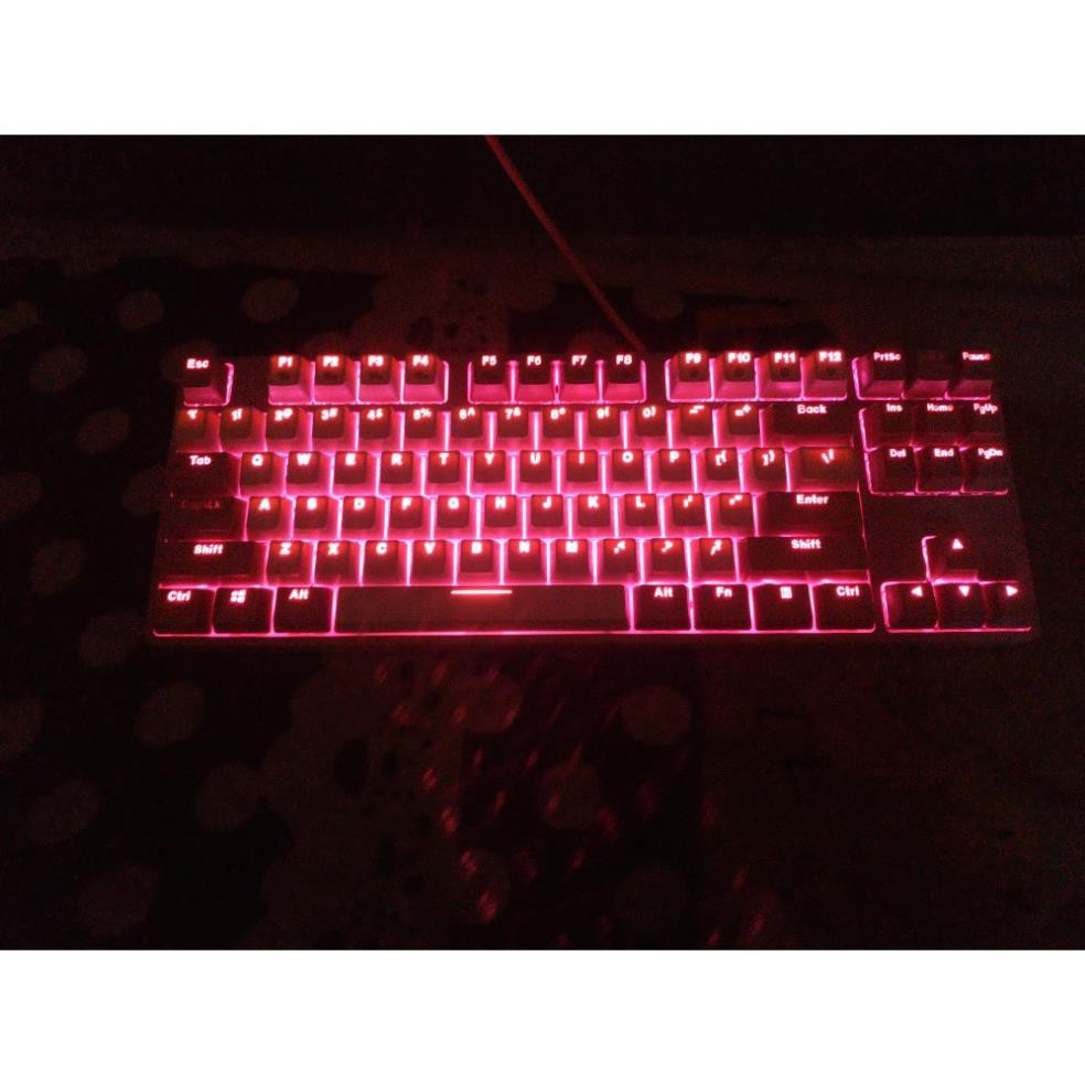 Bàn Phím Cơ DAREU EK87 Pink - White LED Hồng - Bàn Phím Gaming Màu Hồng ( Nhỏ Gọn Không Bàn Phím Phụ ) | BigBuy360 - bigbuy360.vn