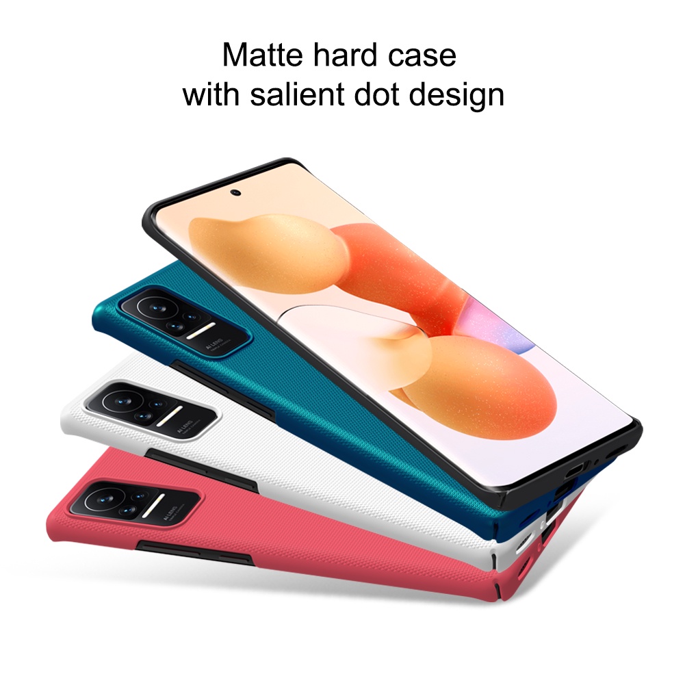 Ốp điện thoại NILLKIN PC cứng siêu nhám phủ sương chống bám dấu vân tay/chống sốc sang trọng cho Xiaomi Civi