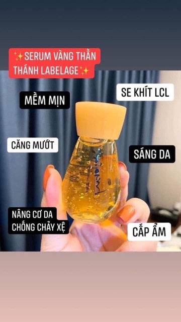 Serum vàng 24k lebelage Hàn quốc