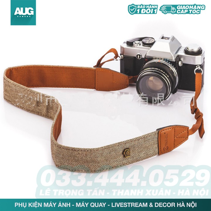 Dây Đeo Máy Ảnh Cổ Phong Cách Vintage Cho Máy Ảnh Leica Olympus Panasonic Pentax Dslr Slr - AUG Camera Hà Nội