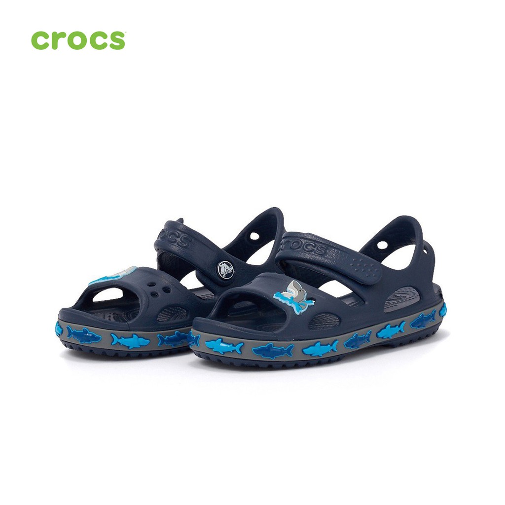 Giày Sandals Trẻ em Crocs Funlab Shark Band - 206365-410