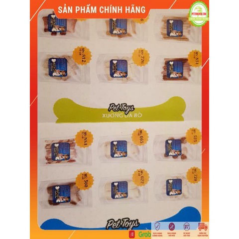 Xương gậm da bò và sữa 🐕 FREESHIP 🐕 THT MS: 767 Pet Snack bánh thưởng xương gậm da bò sạch răng cho chó