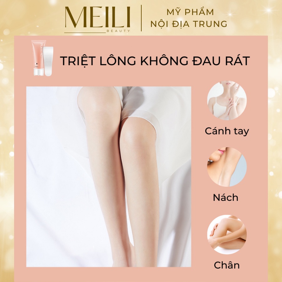 [Link mới] Kem Tẩy Lông Poiteag Lành Tính Dịu Nhẹ Làm Sạch Lông Nhanh Chóng Dễ Dàng Sử Dụng - Meili Beauty