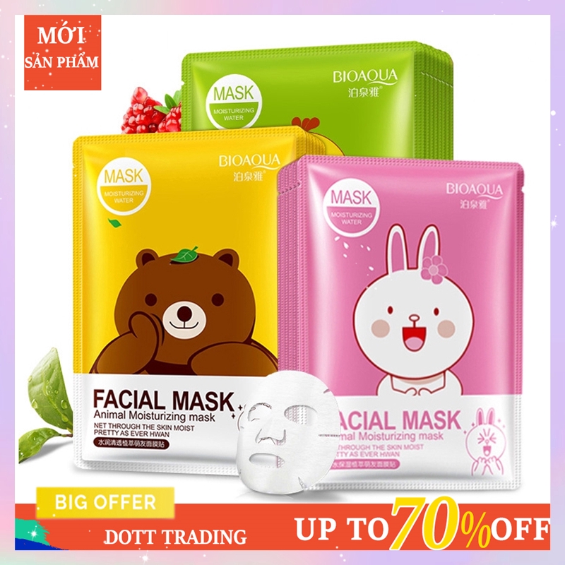 Mặt Nạ Họa Tiết Hoạt Hình Dưỡng Ẩm Cho Bé