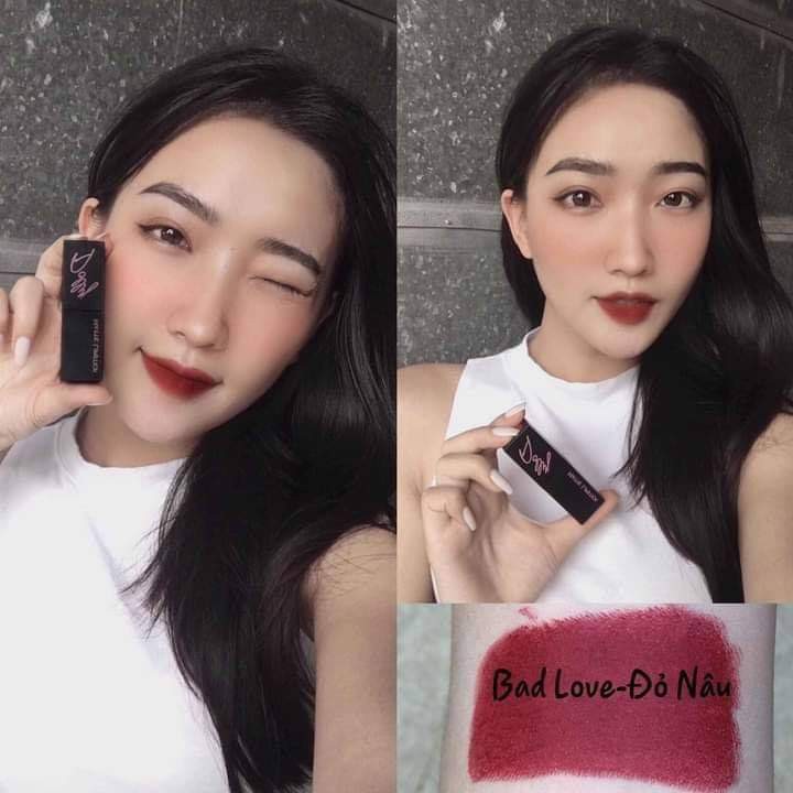[Đỏ Nâu] Bad Love - Son  Sáp Phủ Phấn Dolly Không Chì Màu Đỏ Nâu | BigBuy360 - bigbuy360.vn