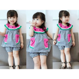 Bộ dưa hấu bé gái kute