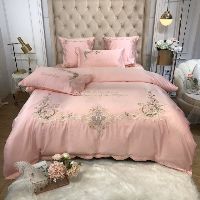 Bộ chăn ga gối lụa hoàng gia