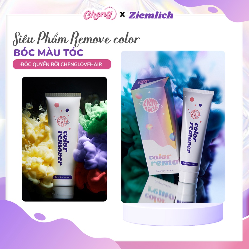 [ĐỘC QUYỀN] Bóc màu Ziemlich - Bóc màu chuẩn tông, tóc mượt căng bóng | Chenglovehair