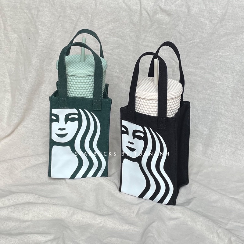 Túi Đựng Ly Bình Starbucks Bearista Taiwan