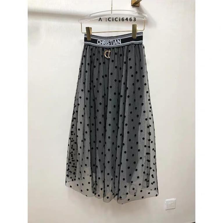 Chân Váy Họa Tiết Chấm Bi Lưới Thoải Mái Lên Dáng Cực Xinh Cho Nàng [Leidi - store] | BigBuy360 - bigbuy360.vn