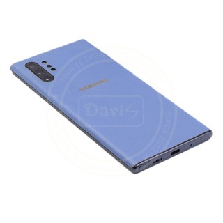 Miếng dán da Galaxy Note 10 plus - Da thật nhập khẩu cao cấp - Davis