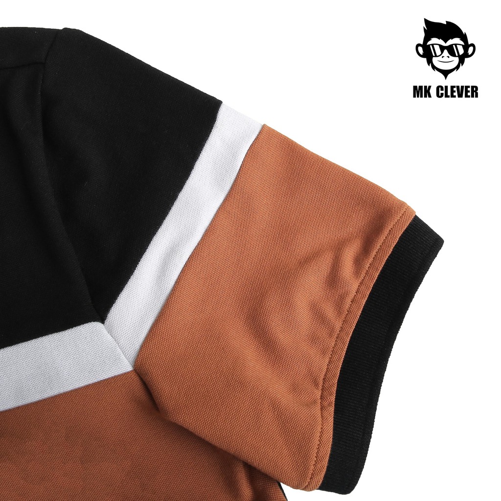 [Mã FAMALLT5 giảm 15% đơn 150K] Áo thun nam Polo có cổ phối màu sọc ngang MK CLEVER | BigBuy360 - bigbuy360.vn
