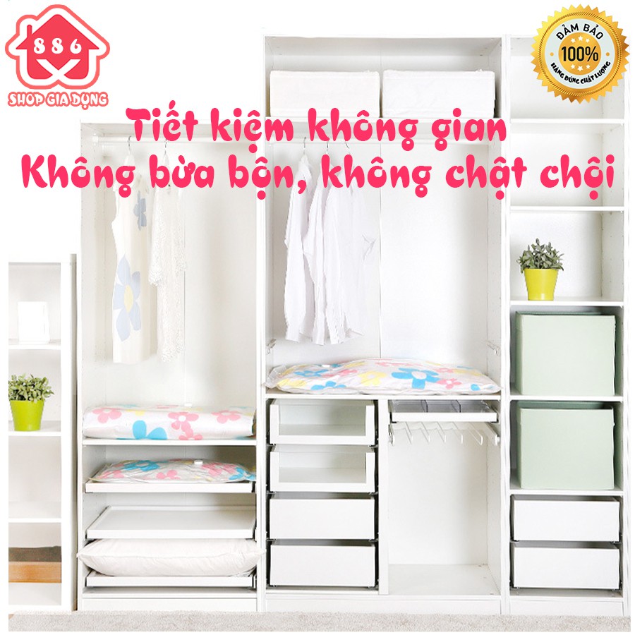 [COMBO KÈM BƠM] Túi hút chân không Dr.Storage đựng đồ đa năng, chống ẩm mốc - Shop gia dụng 886