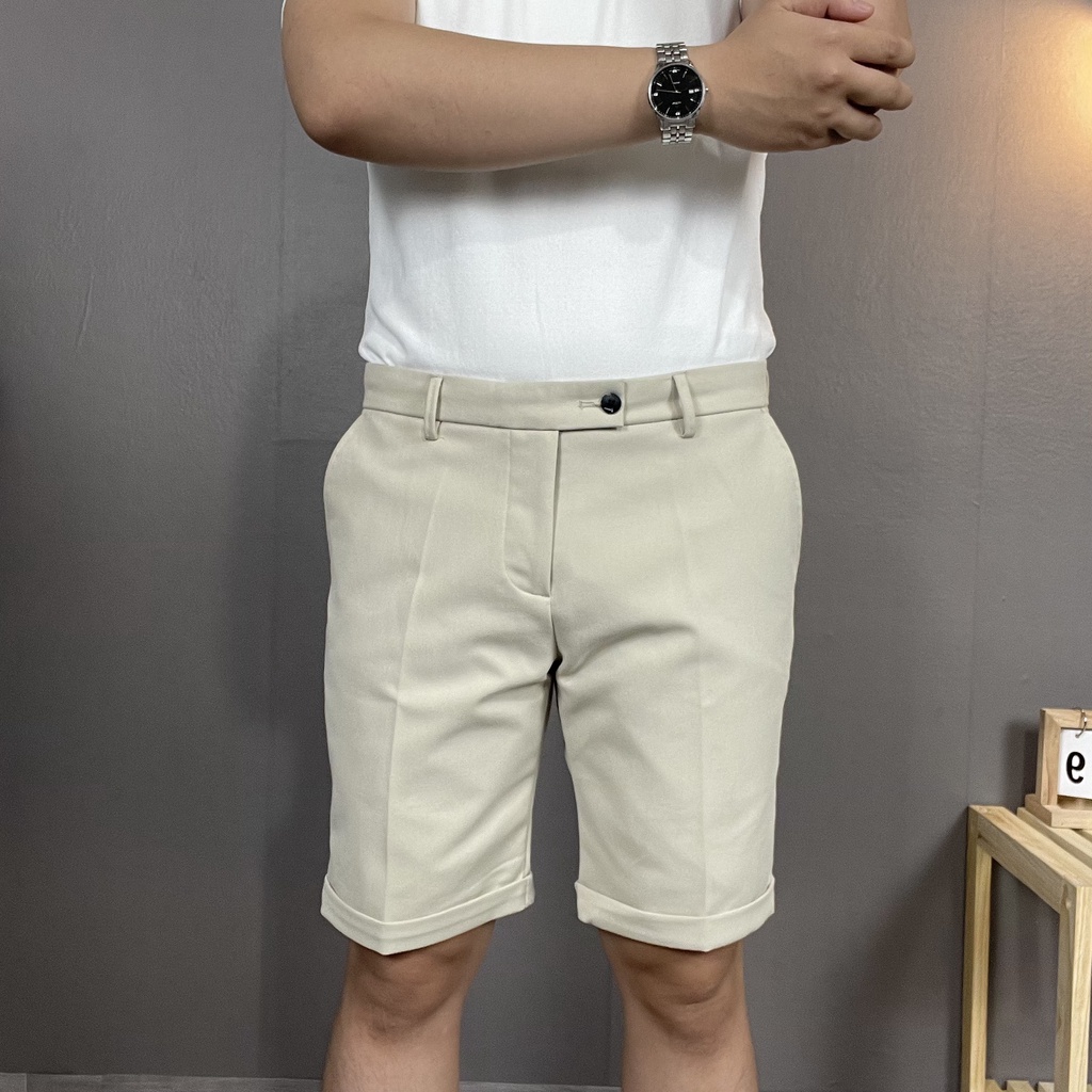 Quần Short Nam Kaki Chuẩn Form HÀNG CAO CẤP Mềm Mịn Trẻ Trung Phong Cách Hàn Quốc Mensons QS01
