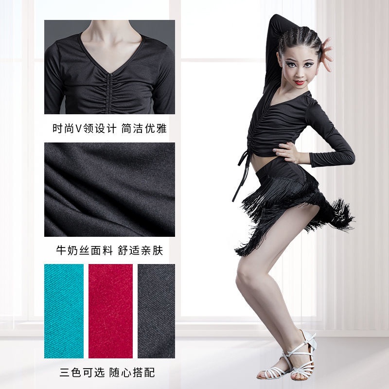 Chân Váy Khiêu Vũ Latin Thiết Kế Dễ Thương Cho Bé Gái   0819