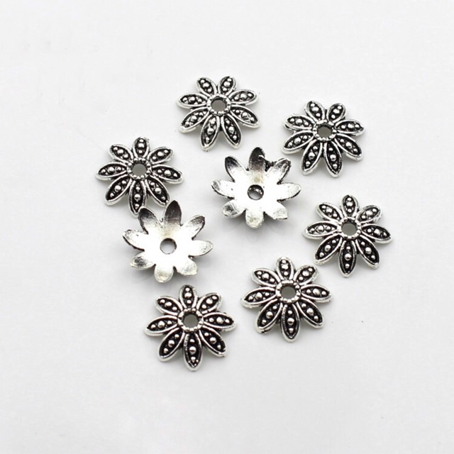 GIÁ SỈ  2 chiếc Charm ốp hoa, ốp hạt đá, bọc đá - PL196