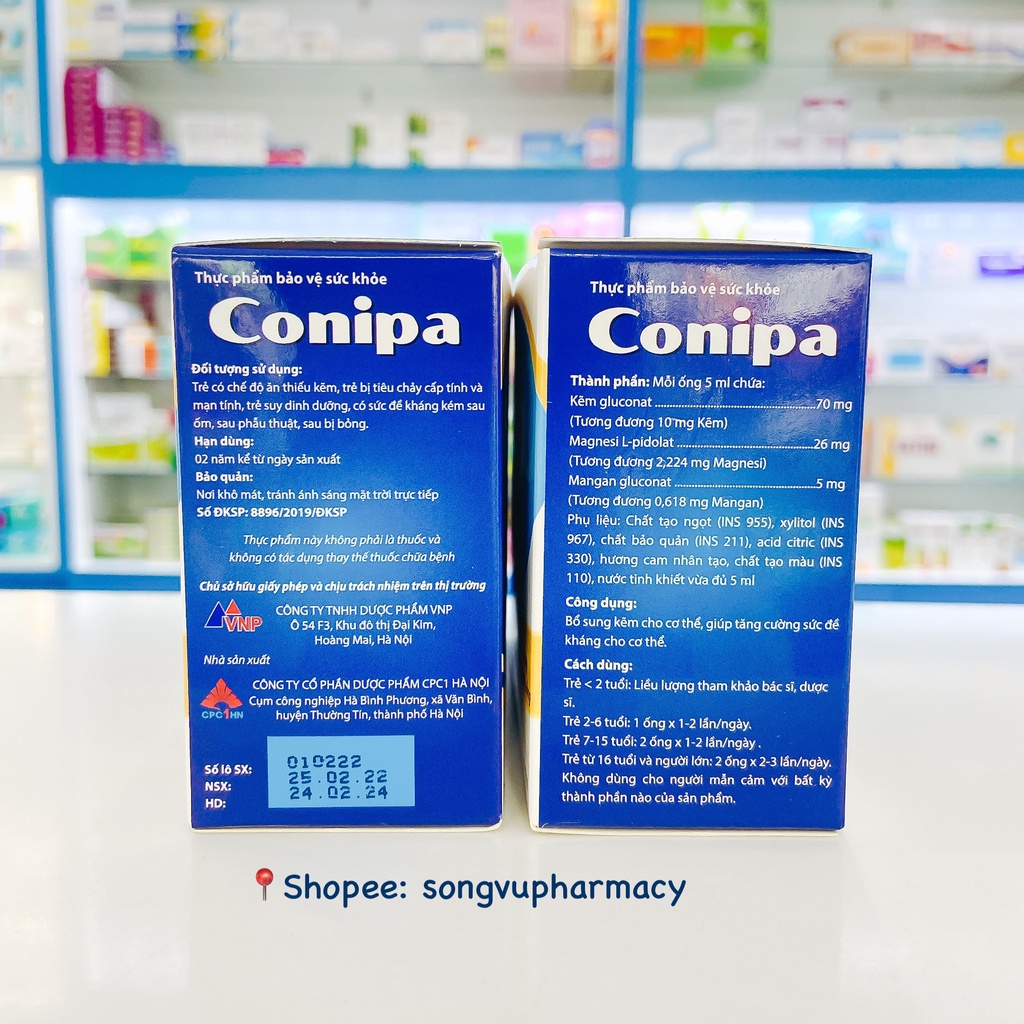 Kẽm ống CONIPA - Bổ sung kẽm cho bé