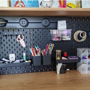 Bảng cài treo tường Pegboard lớn giá treo dụng cụ trang trí nhựa cao cấp NB132
