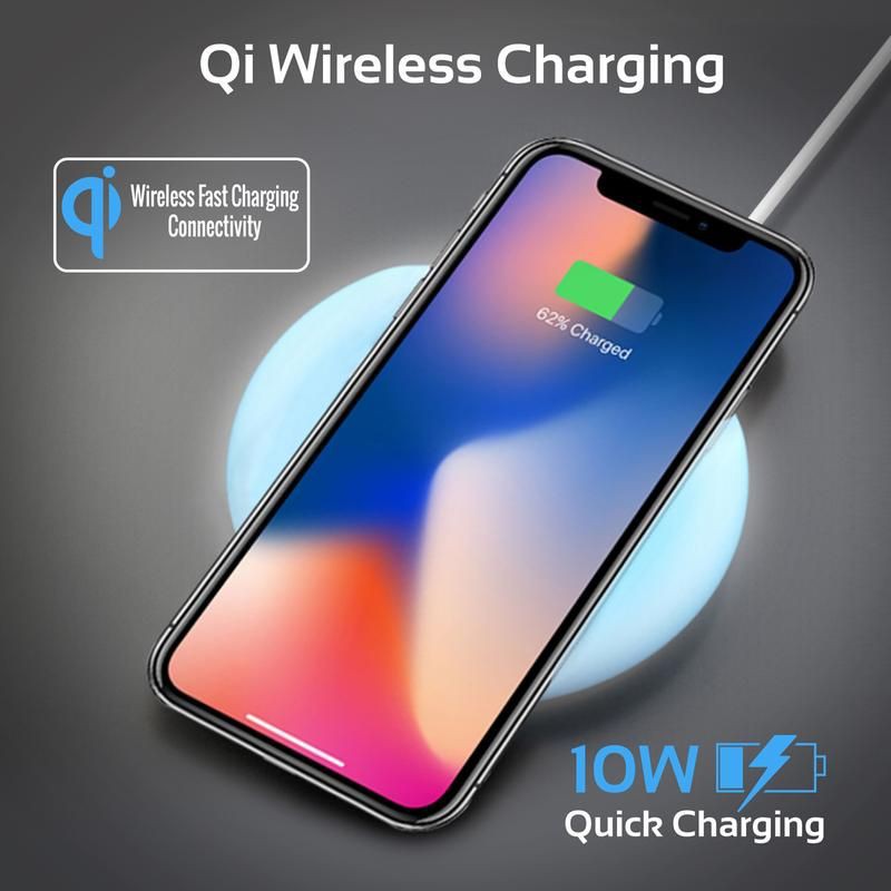 Đế sạc không dây Promate Cloud-Qi 7 màu sắc