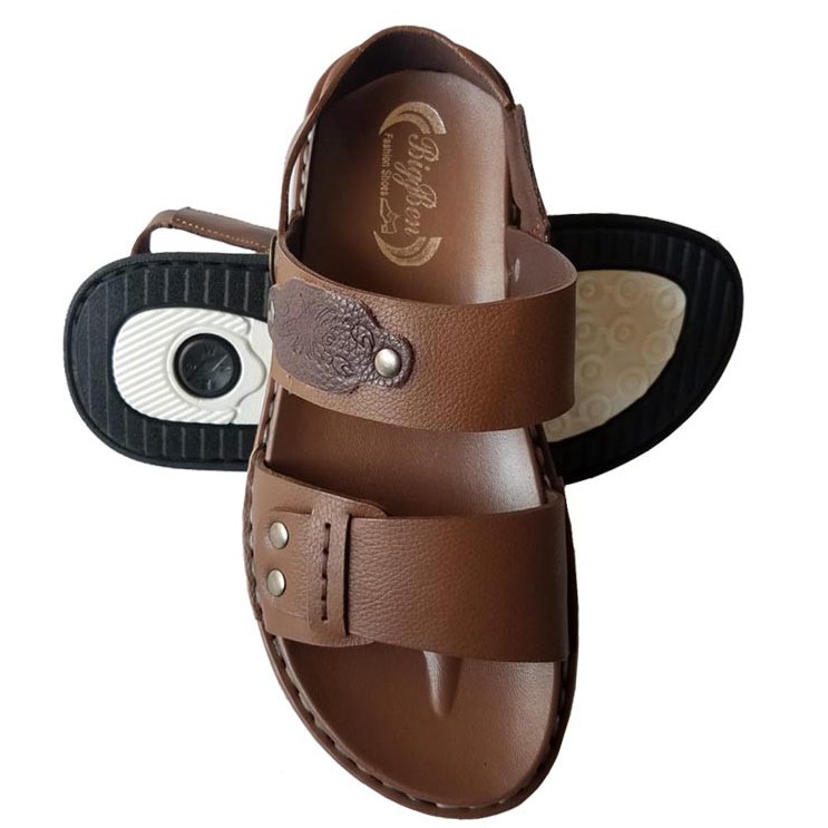 Giày Sandal Nam BIGBEN Da Bò Thật Cao Cấp SD74