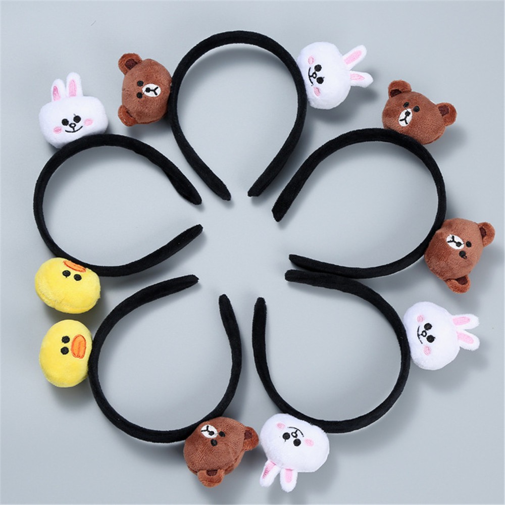 Băng Đô Cài Tóc Hình Thú Đáng Yêu Phong Cách Hàn Quốc