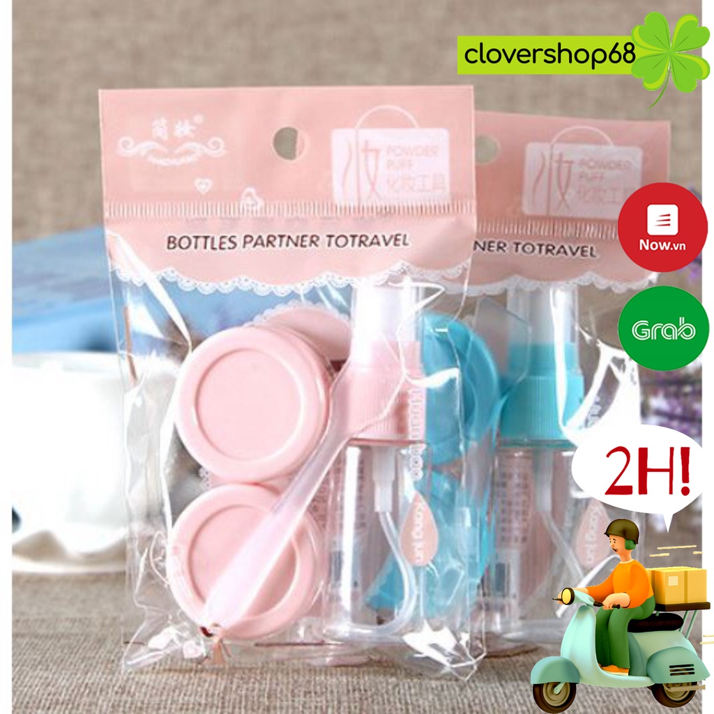 Bộ chiết mỹ phẩm mini 4 món   🍀 Clovershop68 🍀