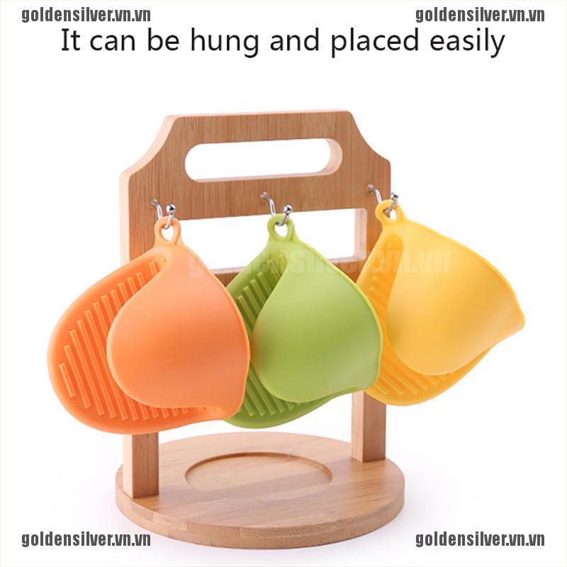 1 Cặp Găng Tay Silicone Dùng Cho Lò Nướng Nóng Mini