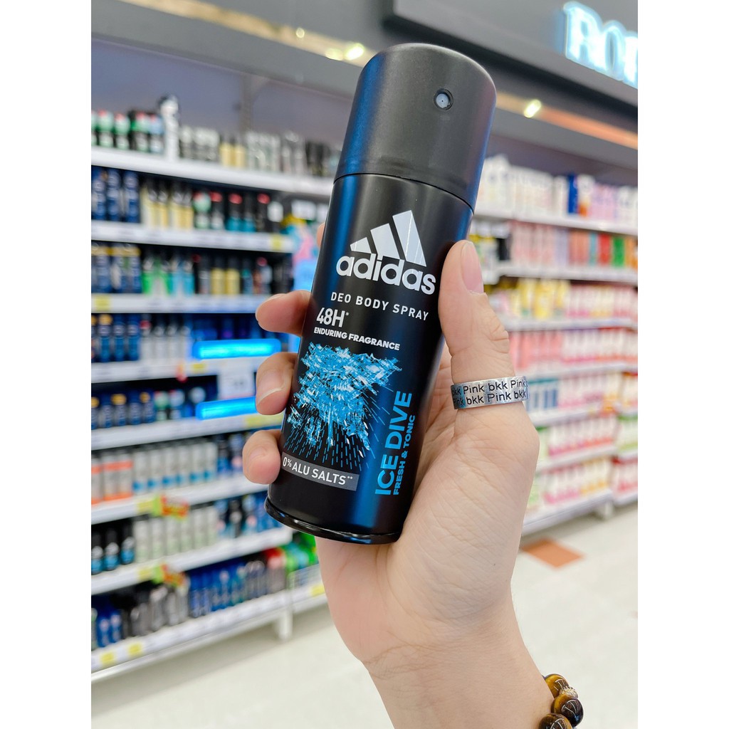 Xịt Nước Hoa Toàn Thân ADIDAS Nam Tính Mạnh Mẽ Thơm Mát Khô Thoáng Cả Ngày Chai 150ml (Đủ Các Mùi Thơm Chuẩn Phái Mạnh)