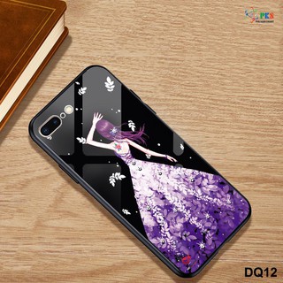 Ốp lưng Iphone 7 Plus/ 8 Plus in 3D hình dạ quang mặt kính sáng bóng