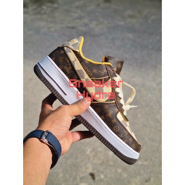 GIÀY THỂ THAO NAM NỮ Af1 LV brown 2022 ( Hàng cao cấp )