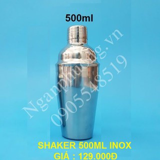 Bình lắc pha chế Cocktail Shaker Inox 350ml